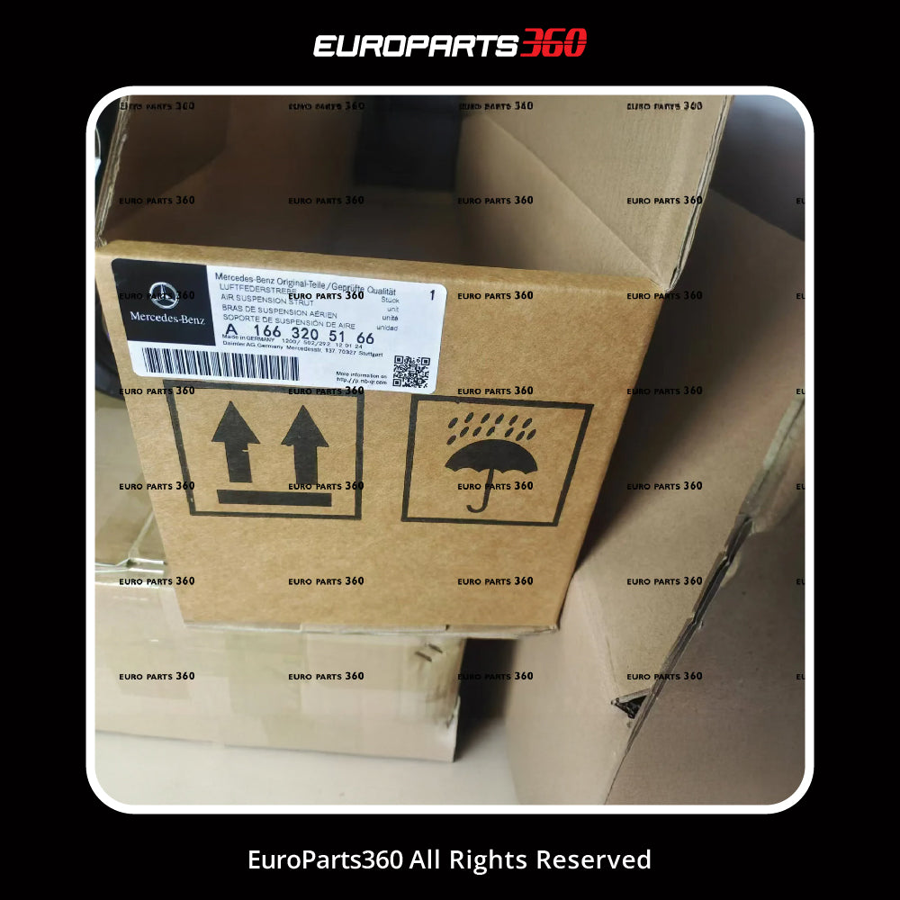 Mercedes Benz ML GL GLS GLE Front Shock Absorber Airmatic Set of Left and Right A1663206913 - Europarts360