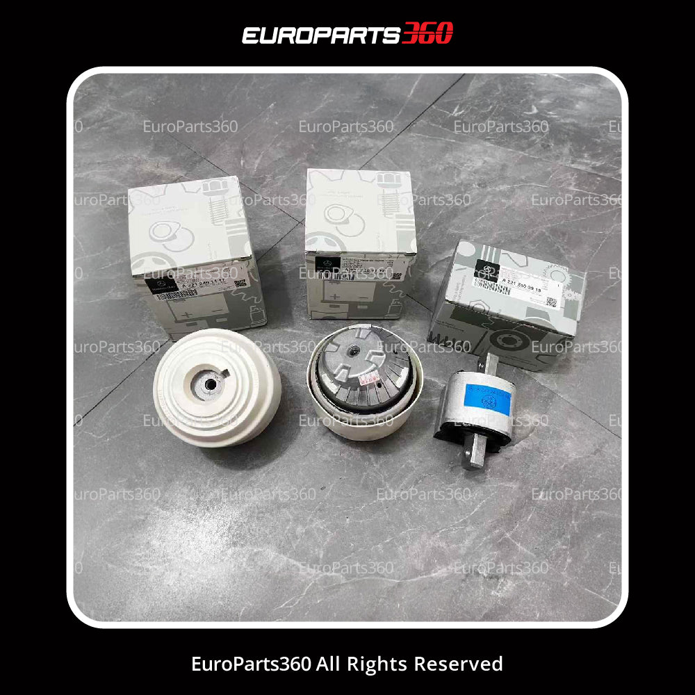 Mercedes Benz S400 Engine and Transmission Mounting Set A2212401117 A2212400918 - Europarts360