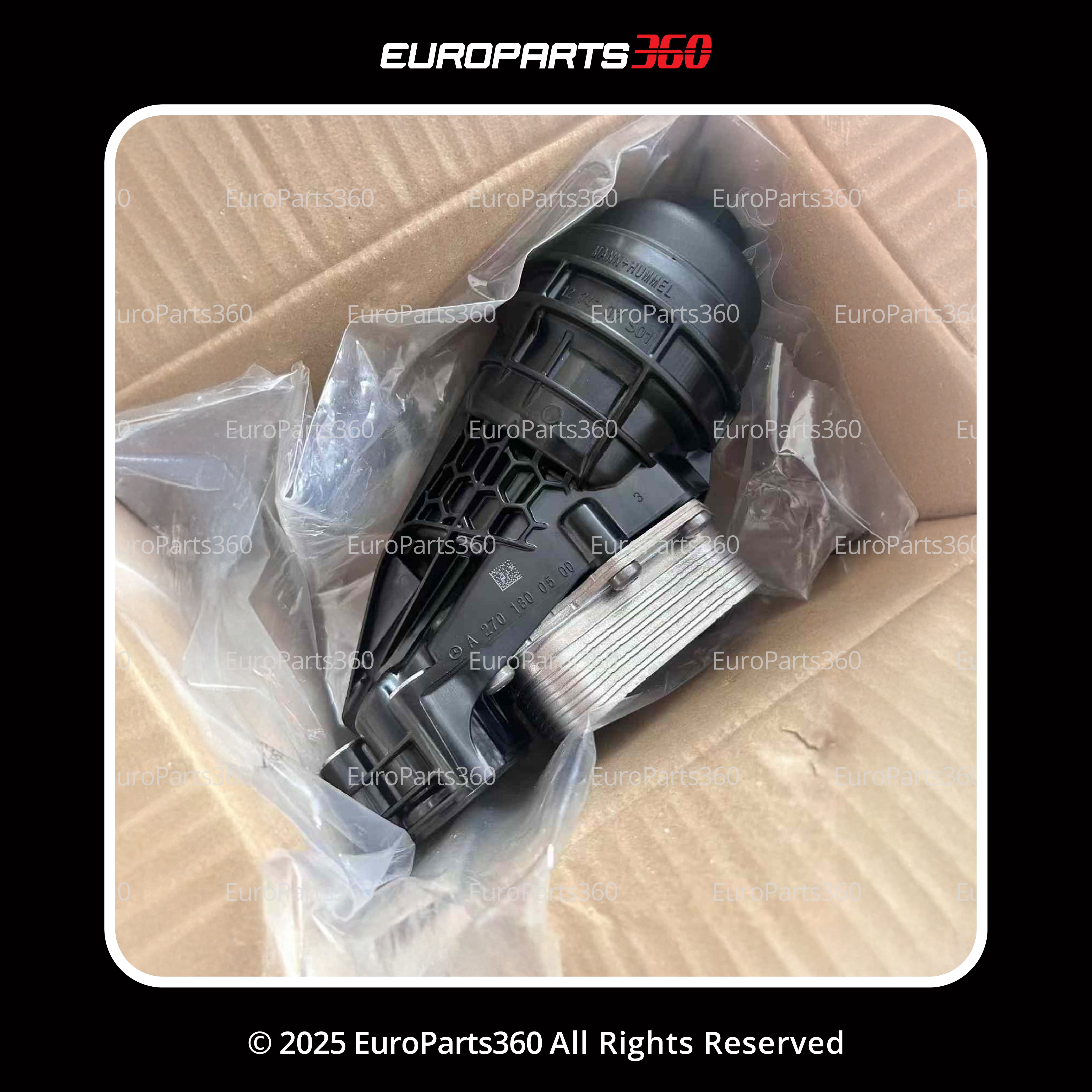 Mercedes Benz a Cla Gla Glb Oil Filter Housing With Oil Cooler A2701800500 - Europarts360
