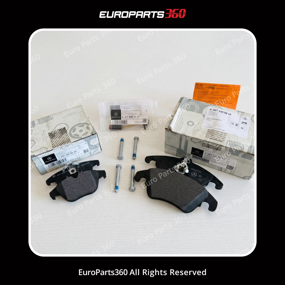 Mercedes C E-Class CLS SLC SLK Front & Rear Brake Pad Set A0074205820 A0074206720