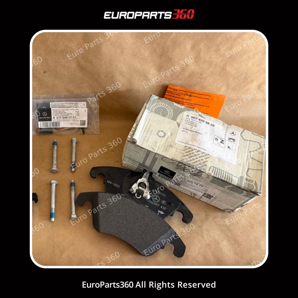 Mercedes C E-Class CLS SLC SLK Front & Rear Brake Pad Set A0074205820 A0074206720