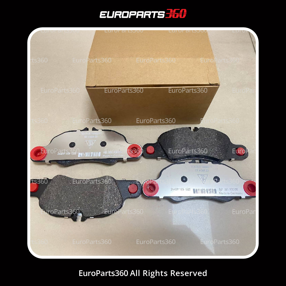 Porsche 718 Boxster Cayman 911 Front Brake Pads With Sensors 98135193000 Genuine -OEM- Europarts360