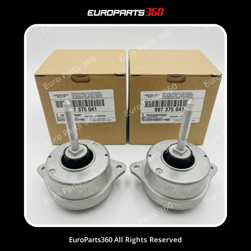 Porsche 997 911 Both Engine Mount Set (Left & Right) 99737504904 (04-12) Europarts360