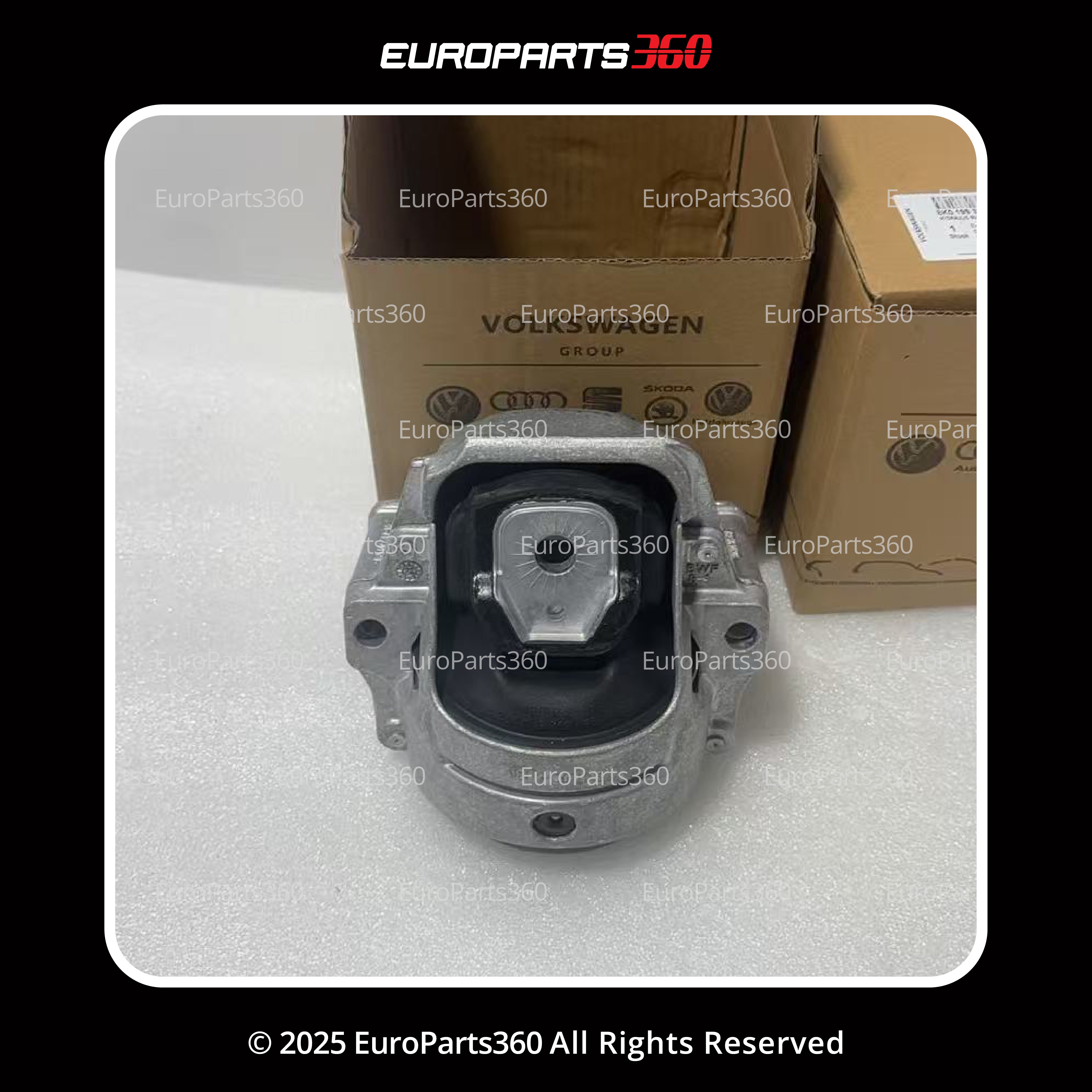 Porsche Macan Left and Right Right Engine Mount Set PAC199381B, 8R0199381AK - Europarts360