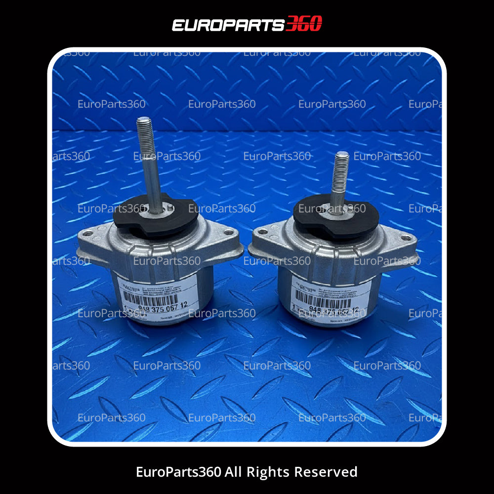 Porsche Panamera Engine Mount Set Left and Right 94837505712 94837505812 Genuine -OEM- Europarts360