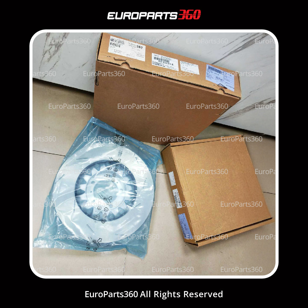 Porsche Panamera Front Brake Rotor 971615301q 971615302q Genuine -OEM- Europarts360