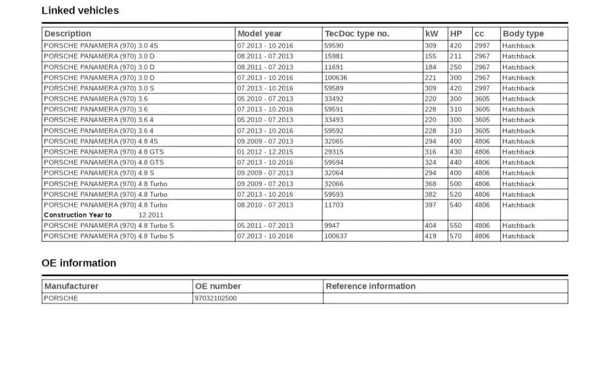Porsche Panamera Gts Turbo Transmission Oil Pan With Filter 97032102500 - Europarts360