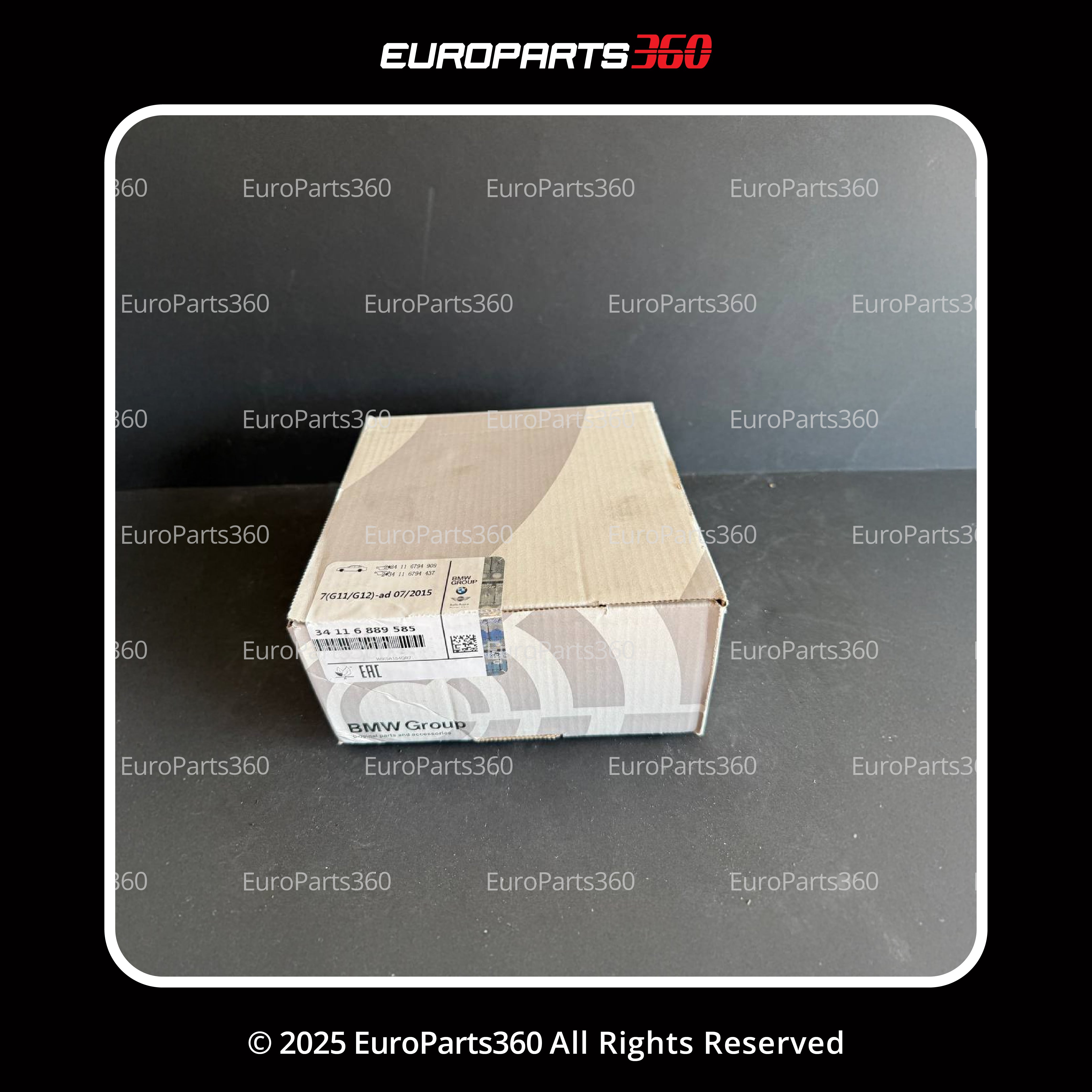 ROLLS ROYCE CULLINAN FRONT BRAKE PADS WITH SENSORS 34116889585 - Europarts360