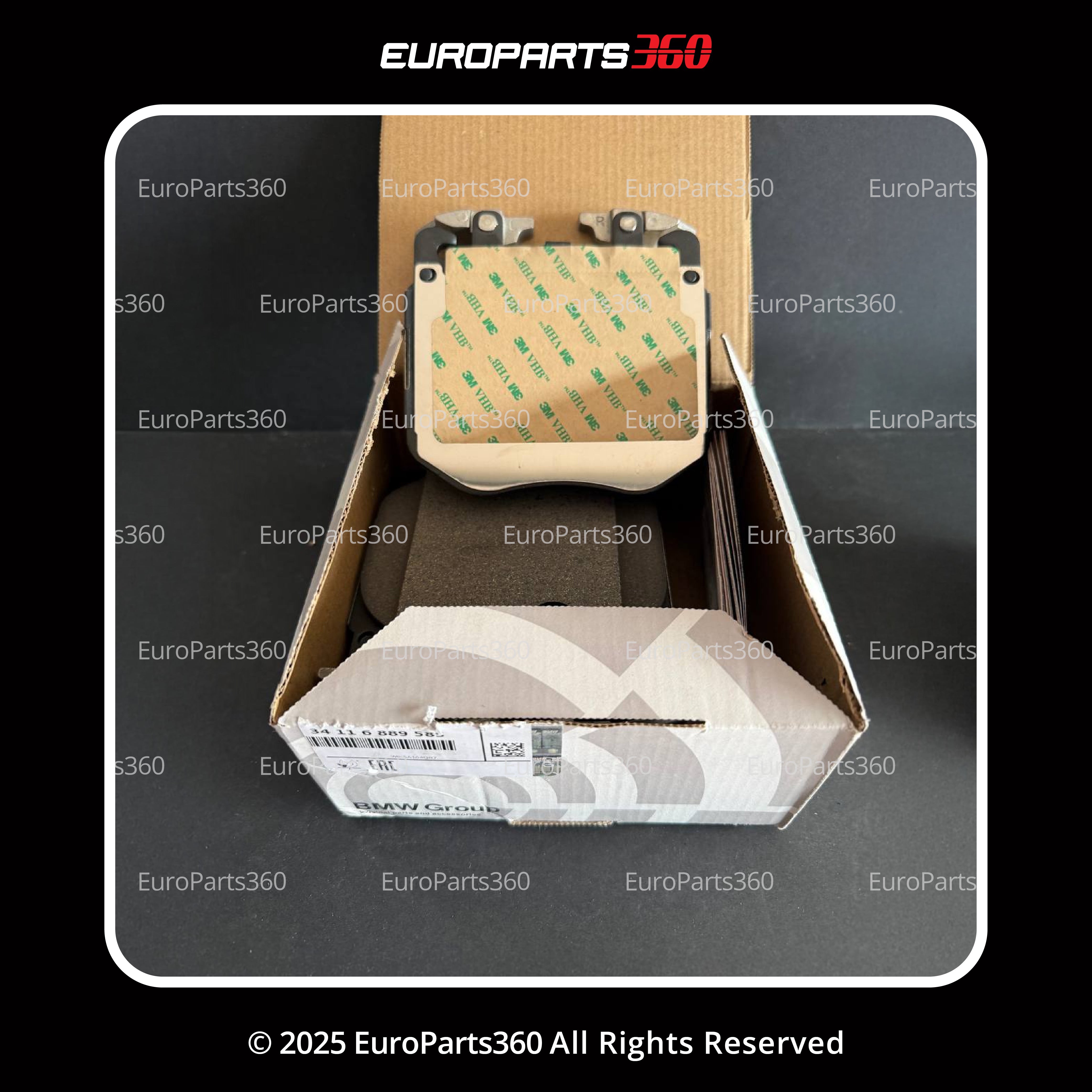 ROLLS ROYCE CULLINAN FRONT BRAKE PADS WITH SENSORS 34116889585 - Europarts360