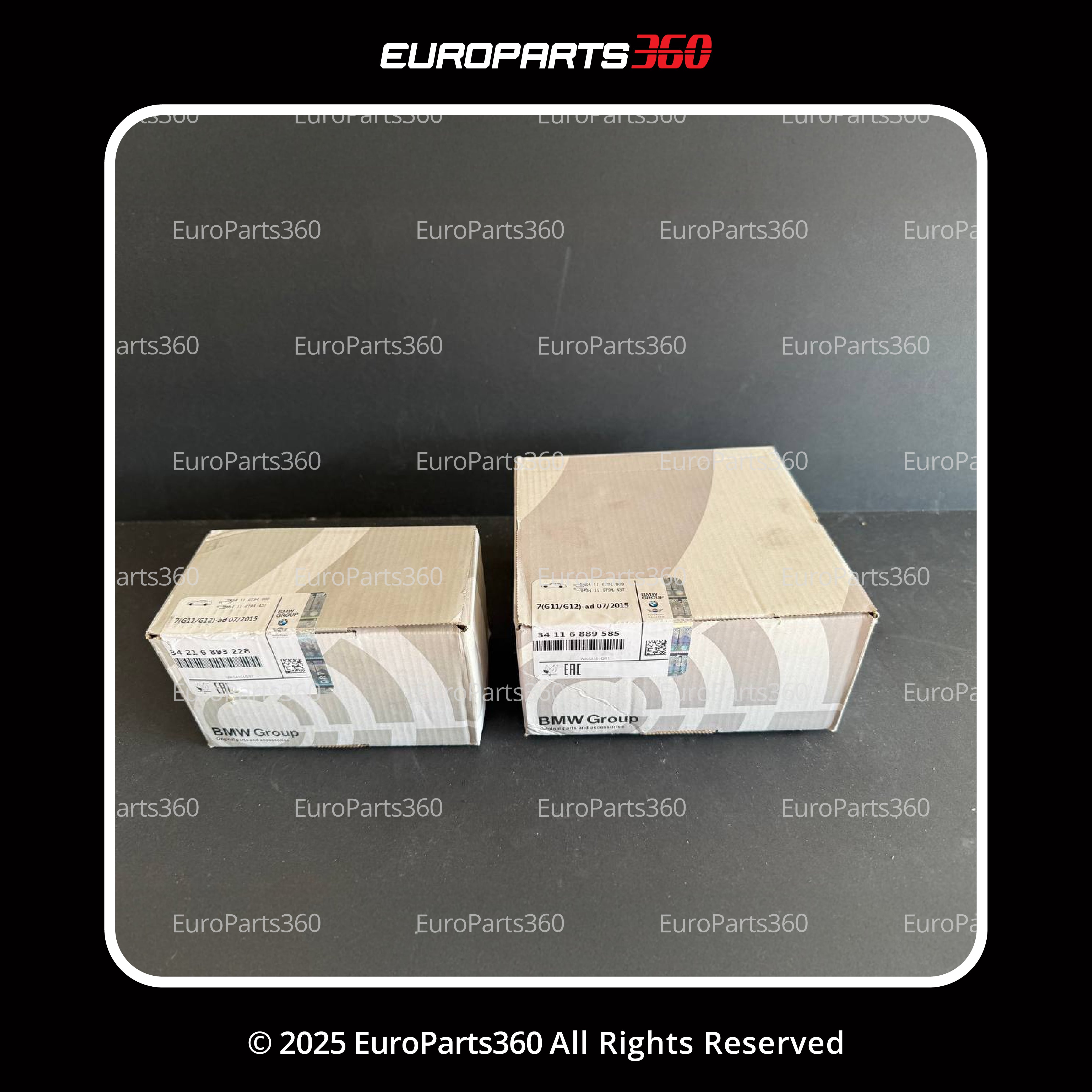 ROLLS ROYCE CULLINAN FRONT AND REAR BRAKE PADS WITH SENSORS 34116889585 - Europarts360