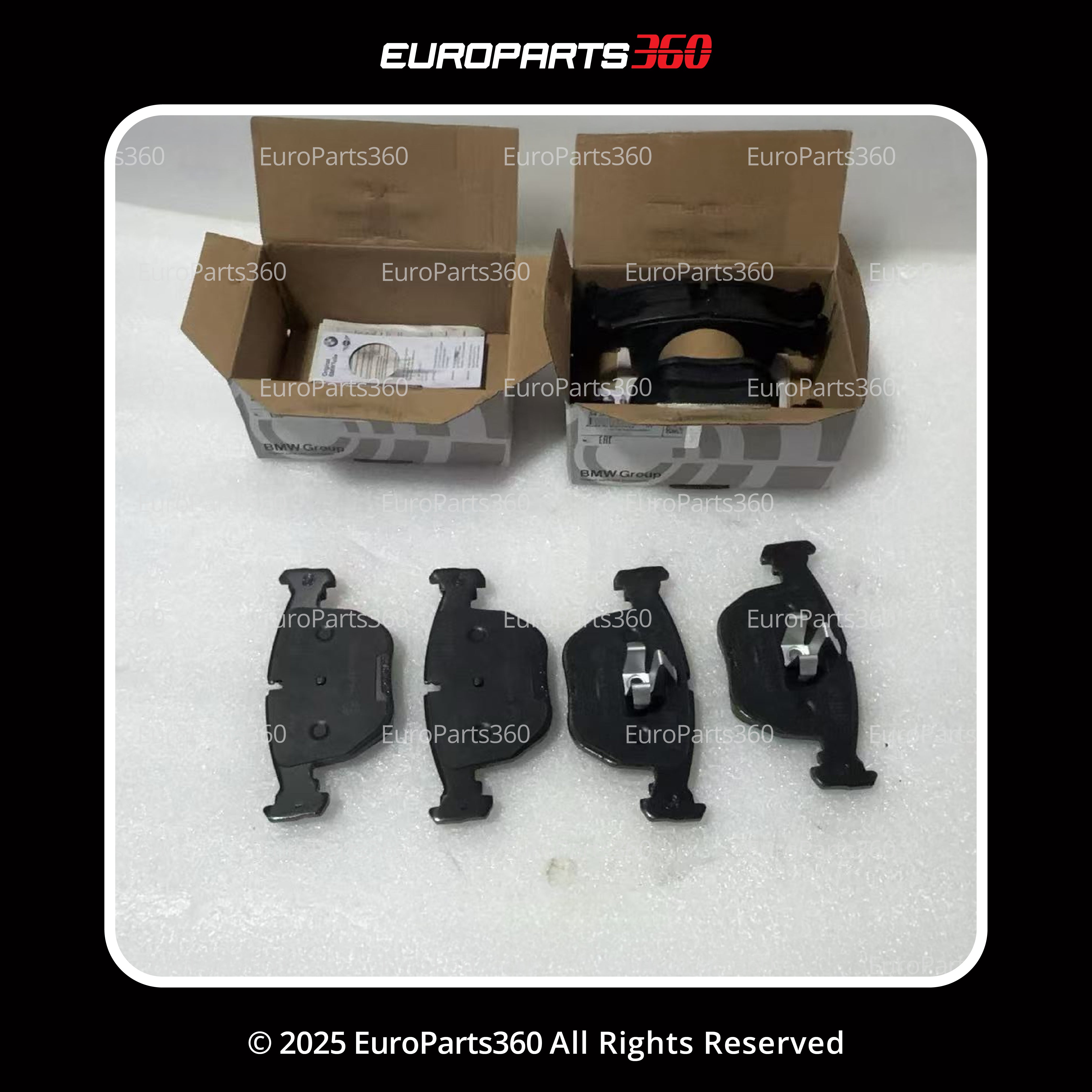 ROLLS ROYCE WRAITH DAWN GHOST REAR BRAKE PADS WITH SENSORS KIT 34116799964, 34216881182 - Europarts360