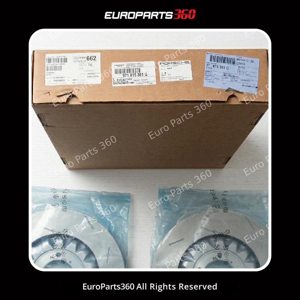 Porsche Panamera Front Brake Rotor Set Left & Right 971615301Q 971615302Q 2016-2025