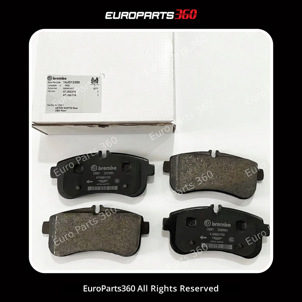 Aston Martin DBX Rear Brake Pads & Sensor Set MY832C562AD (2021-2026)