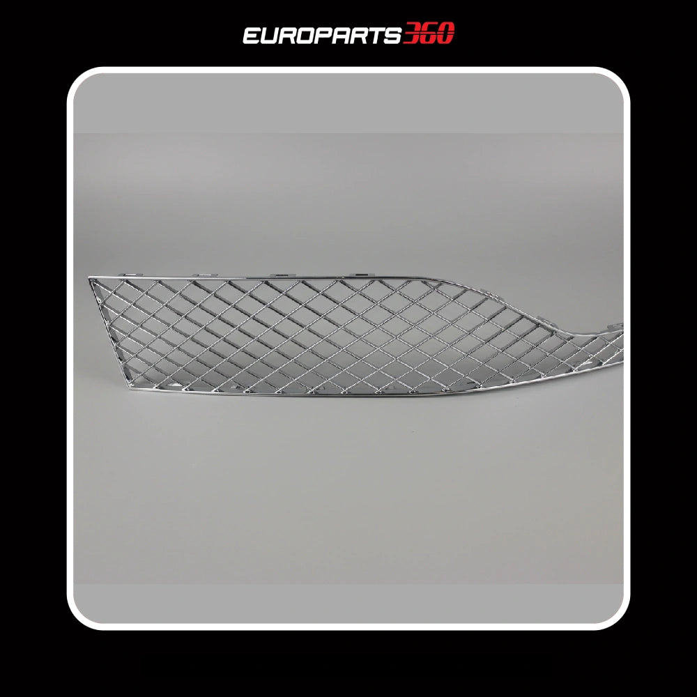 Bentley Continental GT & GTC Chrome Front Bumper Left Center Grille 3W3807681, 3W3807681R (aftermarket)