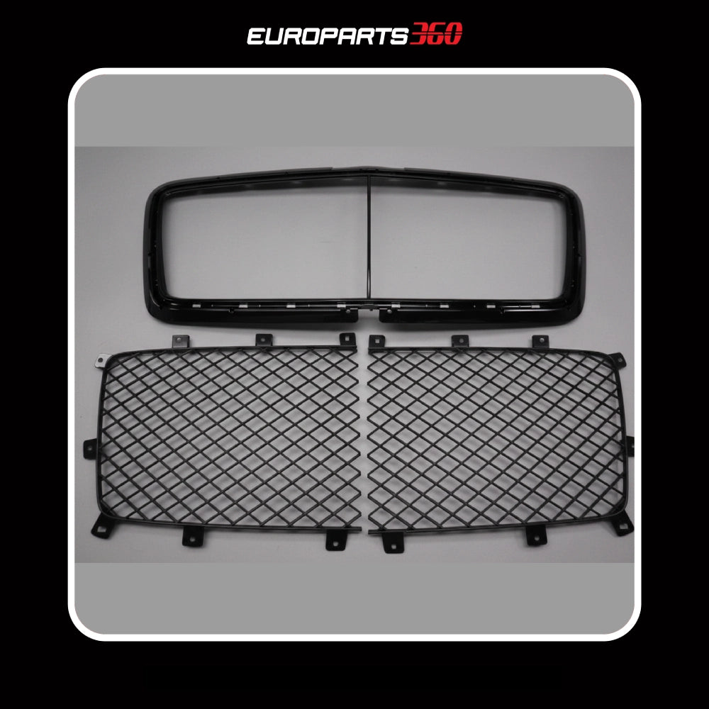 Bentley Bentayga Front Black Grille Insert & Trim Set 36A853683B 36A853667E 36A853684B 36A853653A (aftermarket)