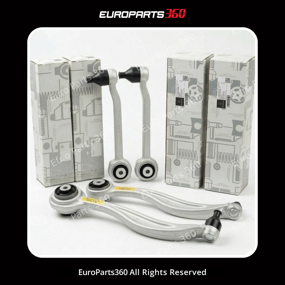 Mercedes GLK Complete Front Lower Control Arm Kit (4-Piece) A2043308011, A2043308111, A2043308211. Europarts360