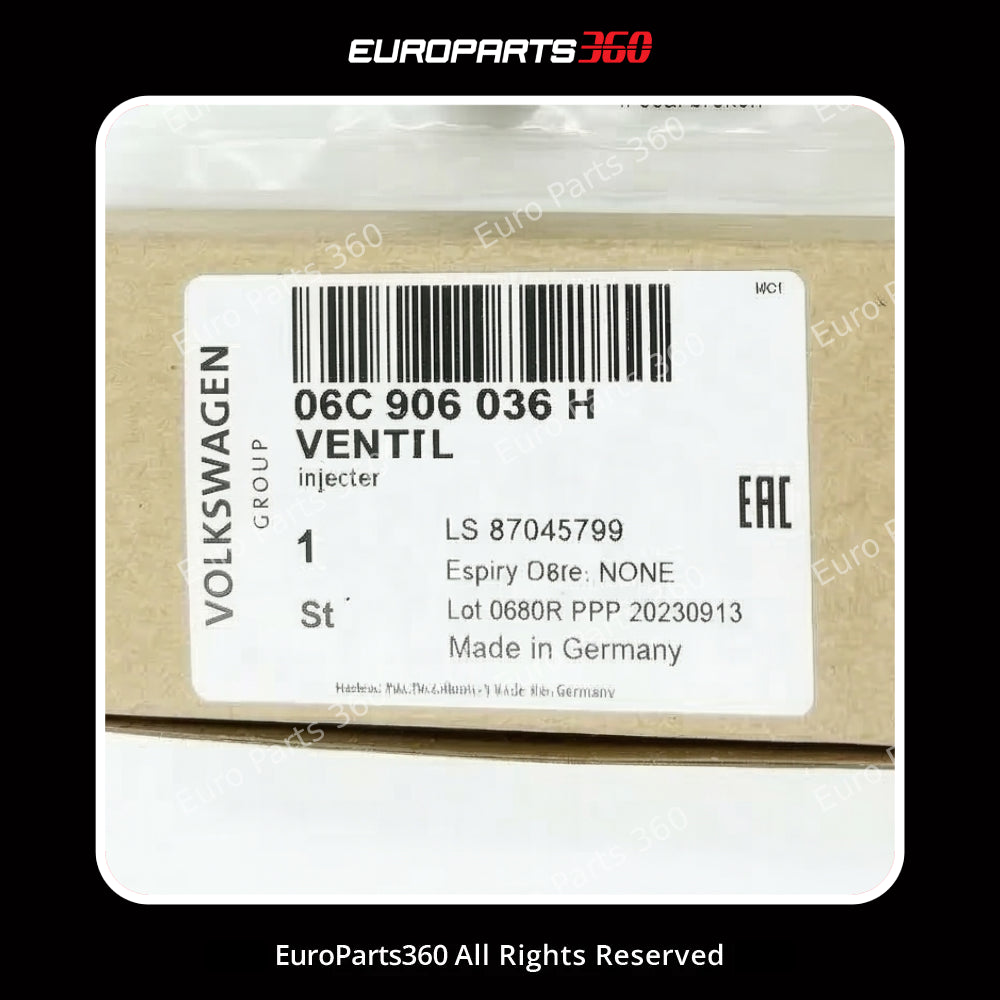 Audi A4 A5 A6 A7 A8 Q7 3.0L High-Pressure Fuel Injector Set 06C906036H