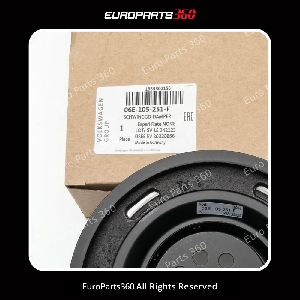 Audi Q5 & SQ5 3.0T Harmonic Balancer Crank Pulley 06E105251F (2008-2018)