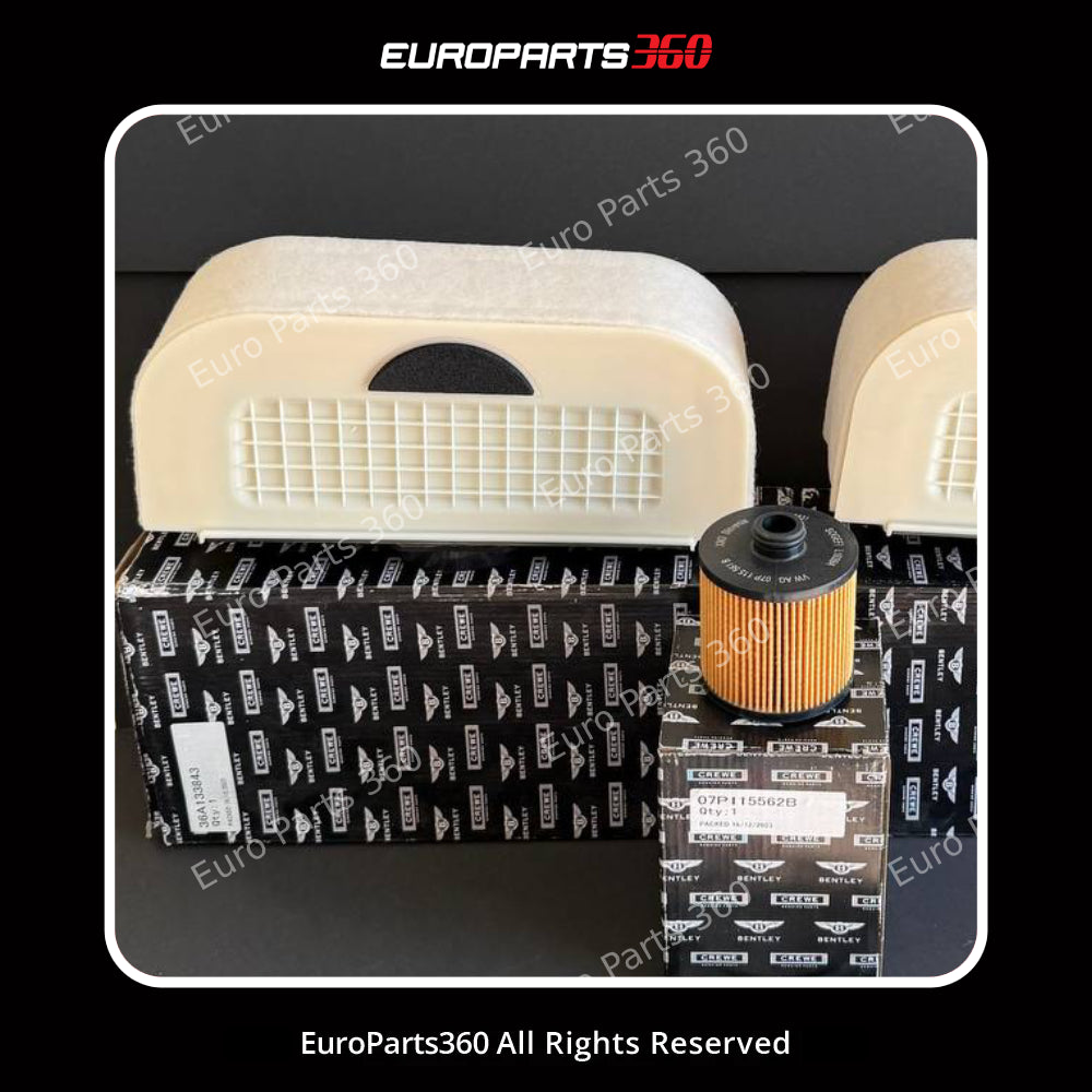 Bentley Bentayga Oil & Air Filter Service Set 36A133843 07P115562B (2017-2026)