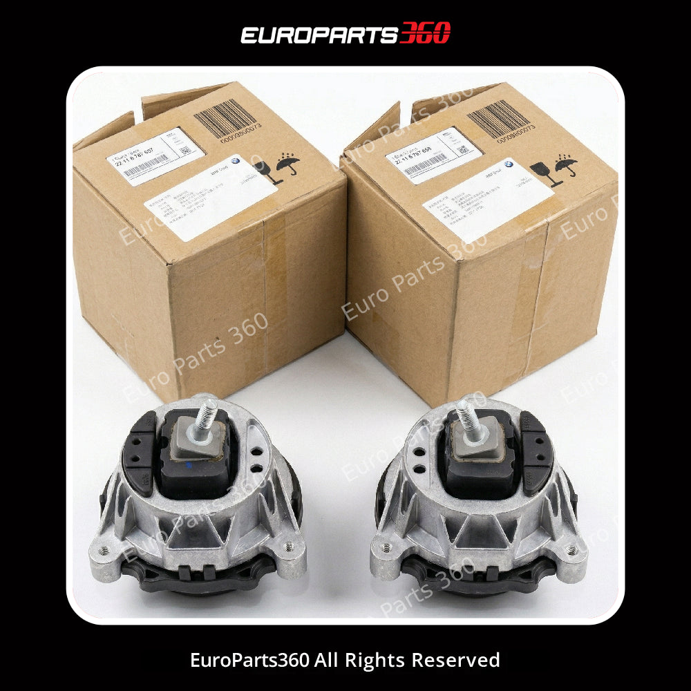 BMW 1 2 3 4 F Series Engine Mount Set - Left & Right 22116787657 22116787658