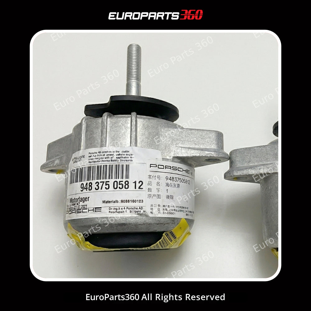 Porsche Panamera V8 Engine Mount Set 94837505712, 94837505812 2013-16 Europarts360