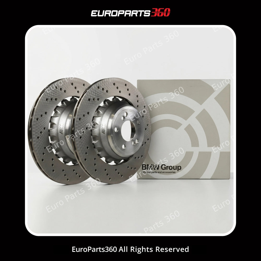 BMW X5M X6M Rear Brake Disc Set 34212284903 & 34212284904 2014-19 Europarts360