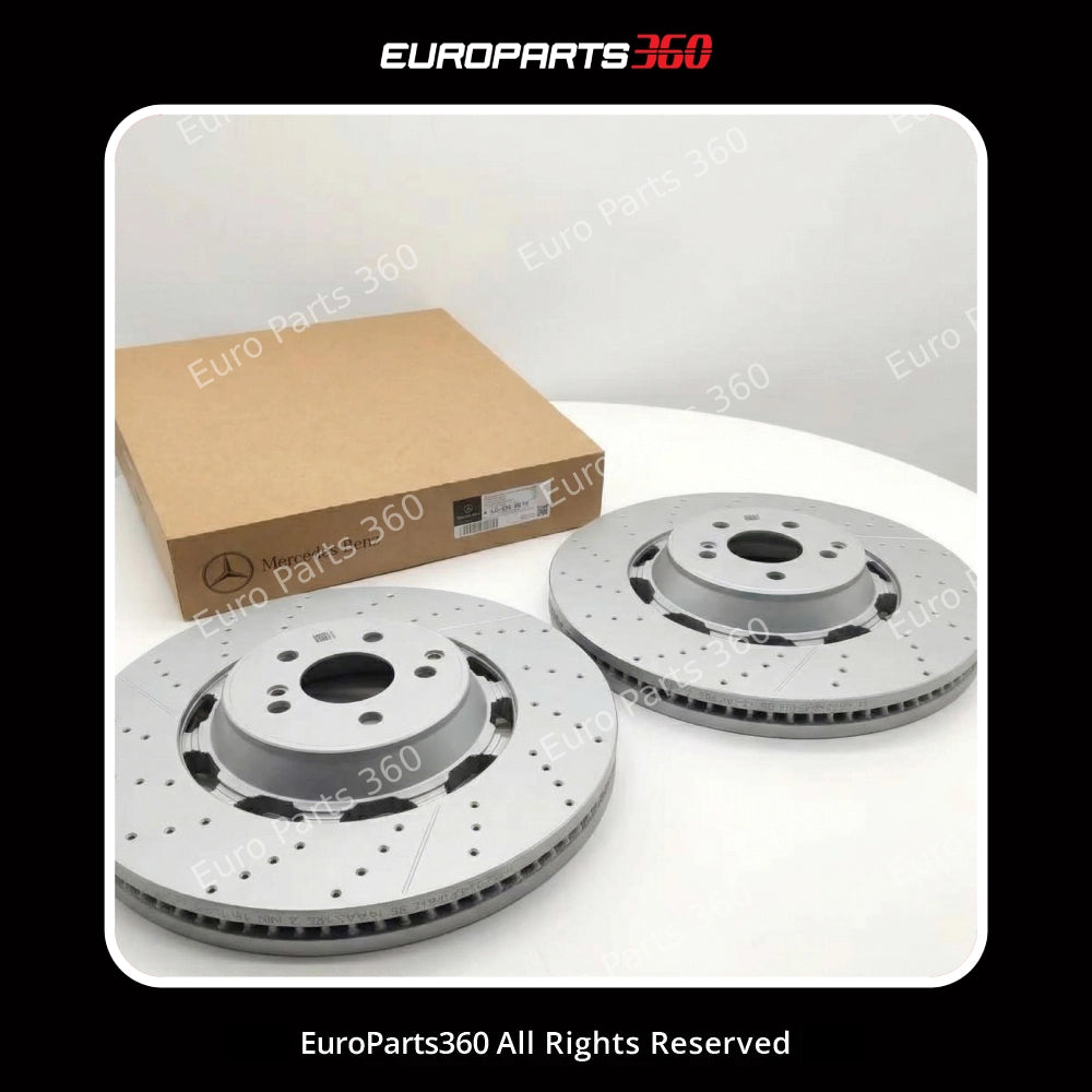 Mercedes C63 SLR GLC AMG GT Front Brake Rotor Set A2224212612 (2012-2025)