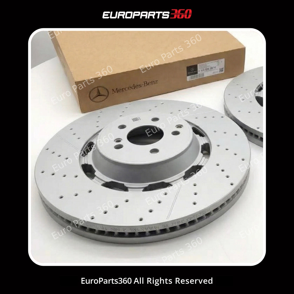 Mercedes C63 SLR GLC AMG GT Front Brake Rotor Set A2224212612 (2012-2025)