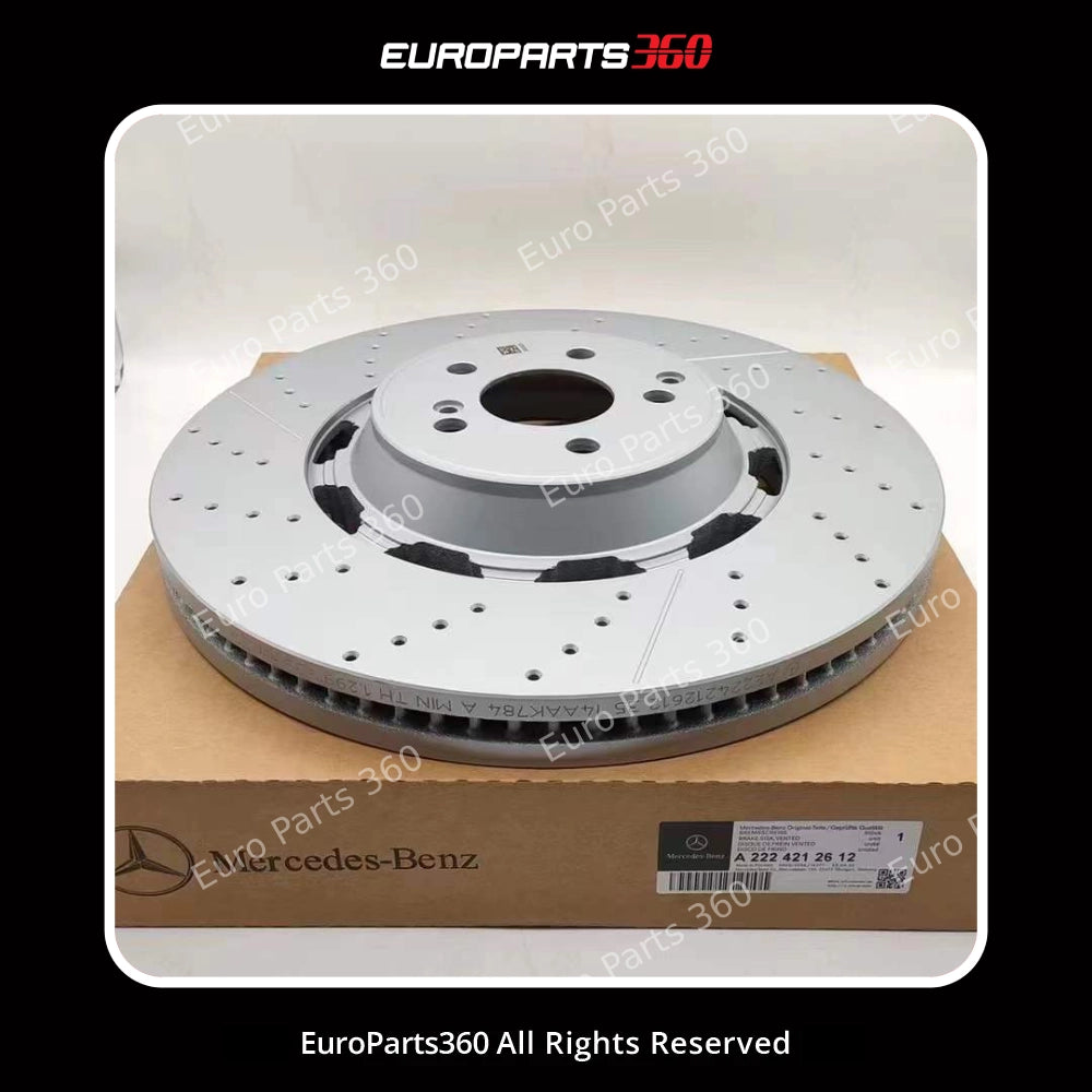 Mercedes C63 SLR GLC AMG GT Front Brake Rotor Set A2224212612 (2012-2025)
