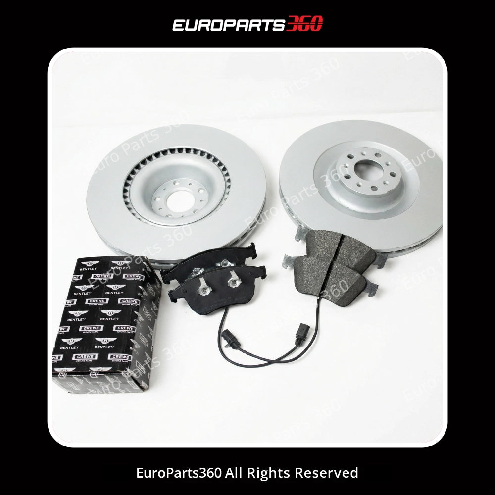Bentley Continental Front Brake Pads & Rotors Set 3W0615301A 3W0615302A 3W0698151P