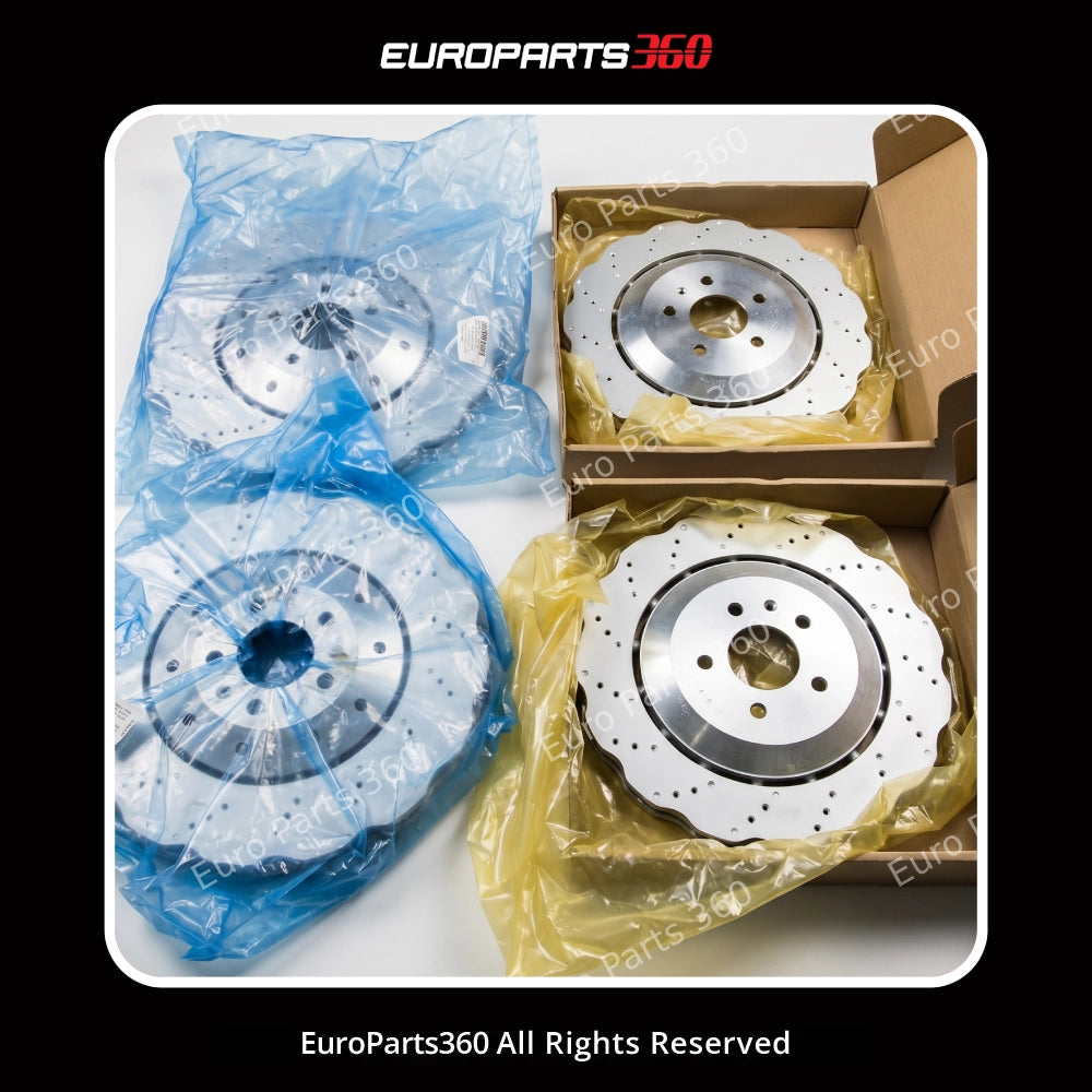 Audi A6 A7 Front & Rear Brake Disc Set 4G0615301AH 4G8615601E 2013–2018