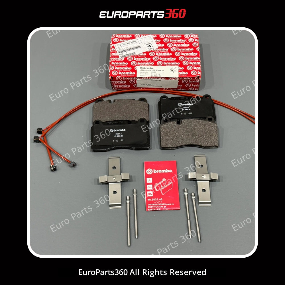 Ferrari California 458 Italia,Rear Brake Pads Kit w/ Sensors 70002544 Europarts360