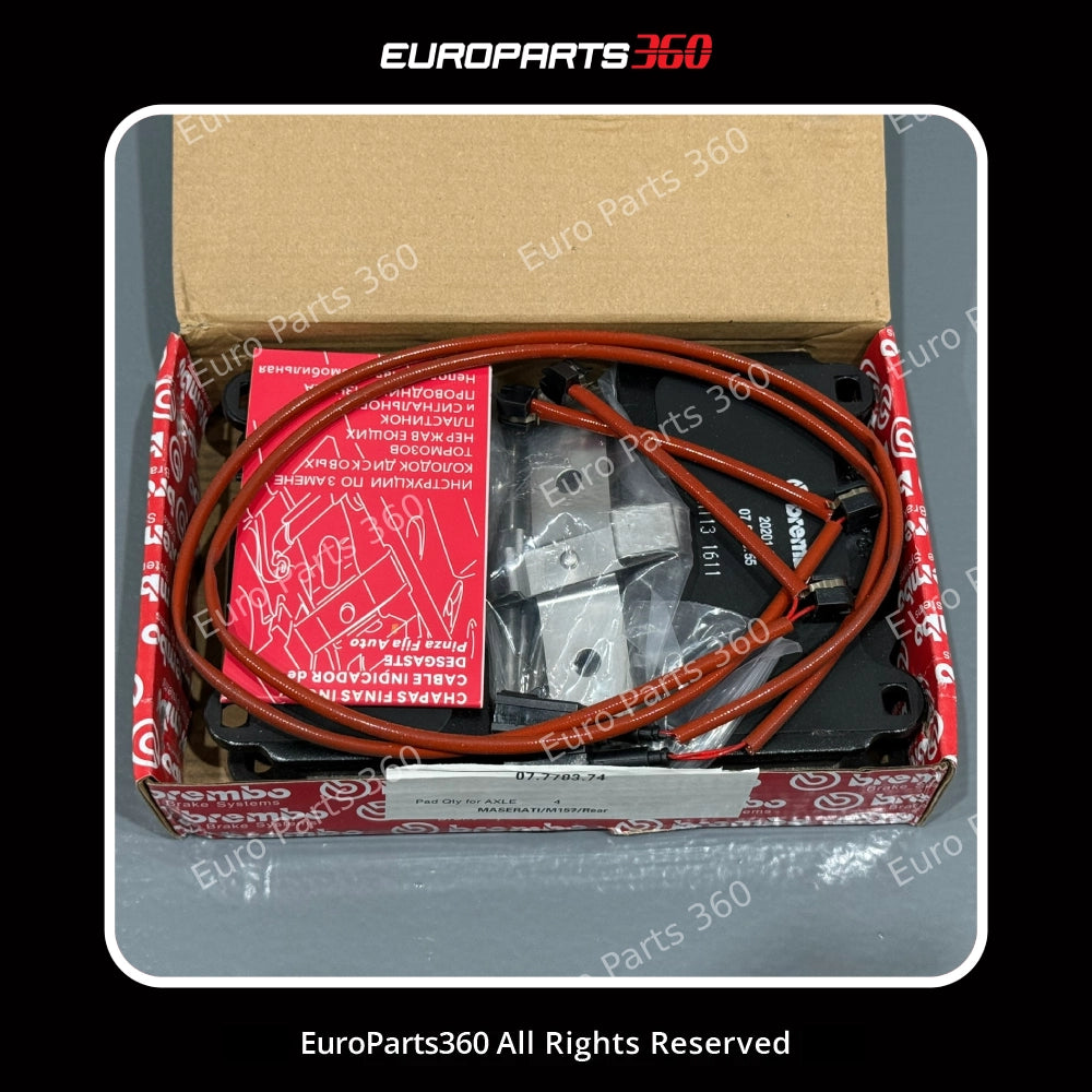 Ferrari California 458 Italia,Rear Brake Pads Kit w/ Sensors 70002544 Europarts360