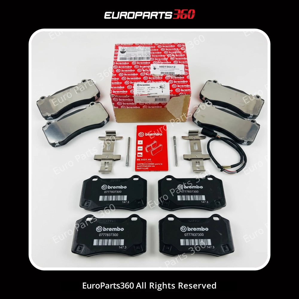 Maserati Quattroporte GTS Front/Rear BrakePad Set 980156012, 980156007 Europarts360