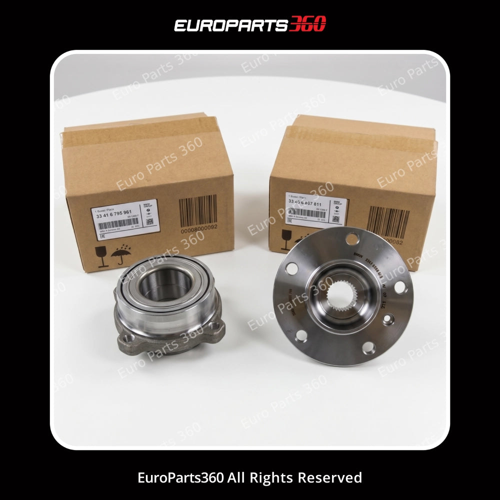 BMW X5 X6 Front & Rear Wheel Hub & Bearing 31226867809 33406867811 2006-2019 Europarts360