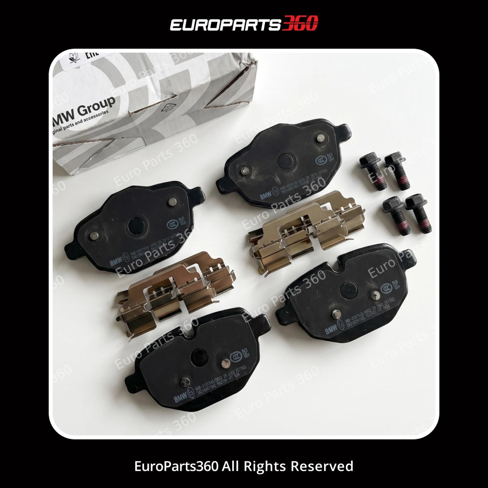 BMW X3 X4 Z4 i8 5 Rear Brake Pads with Wear Sensor 34218847062 (11-20) Europarts360