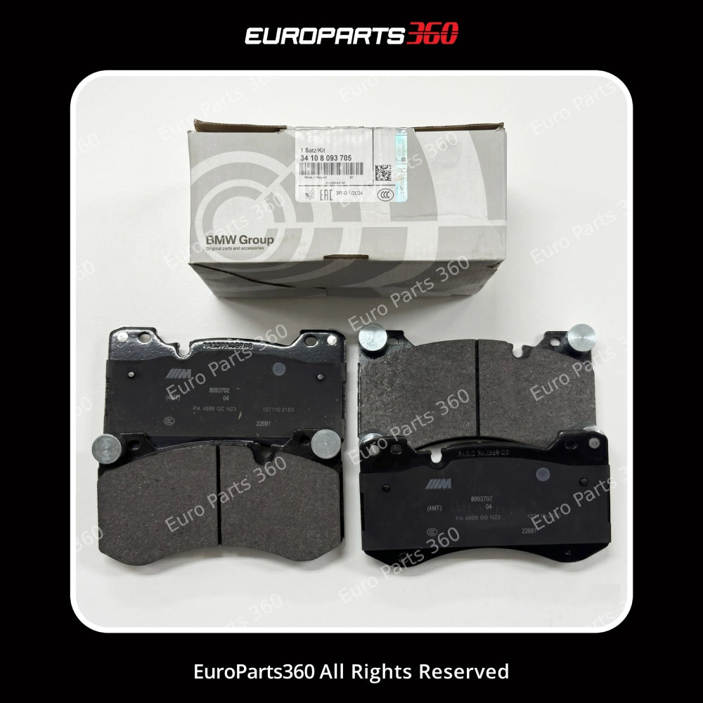 BMW M2 M3 M4 M5 M8 X5M X6M Front Brake Pad Set 34108093705 34109502514 Europarts360