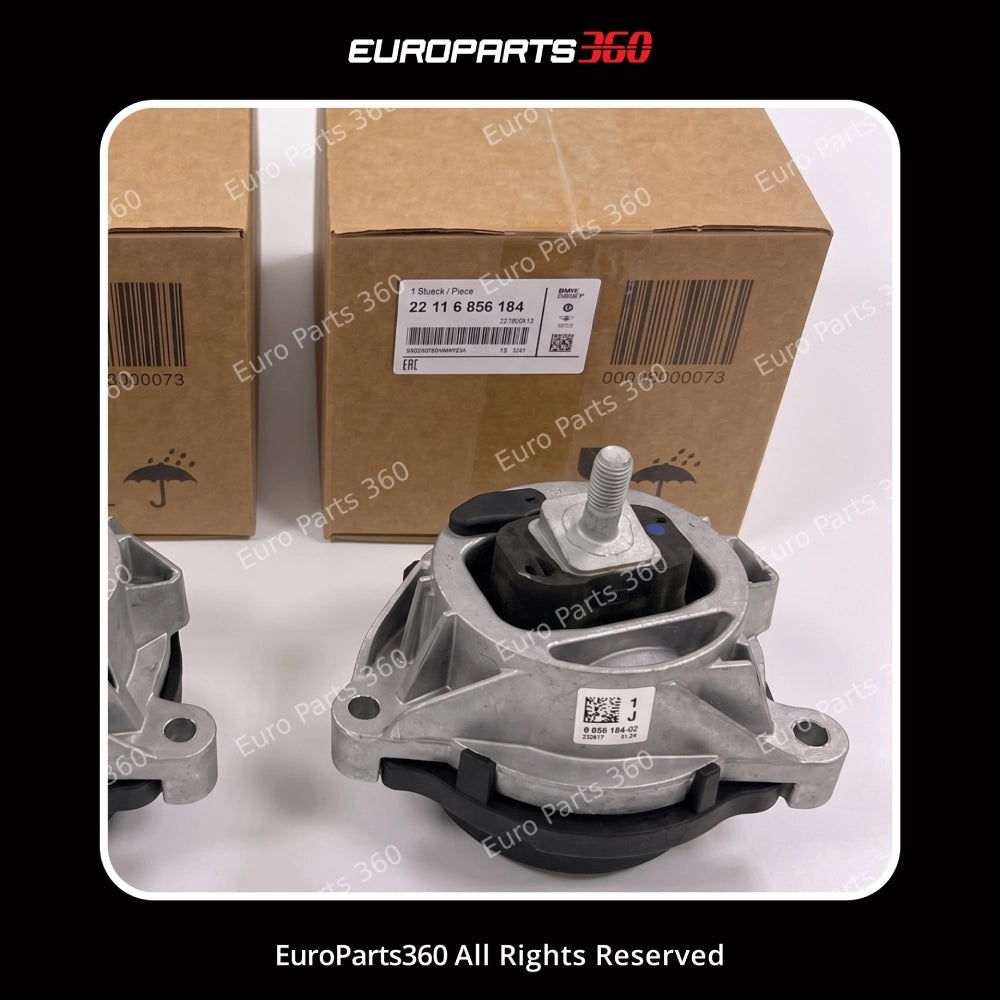 BMW 1 3 4 Series X3 X4 Engine Mount Set 22116856183, 22116856184 11-18 Europarts360