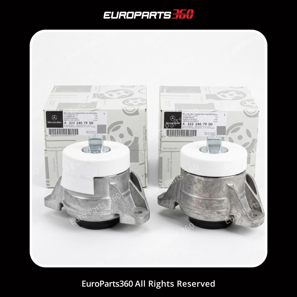 Mercedes S-Class S560 W222 Engine Mount Set A2222407900 A2222407800 Europarts360