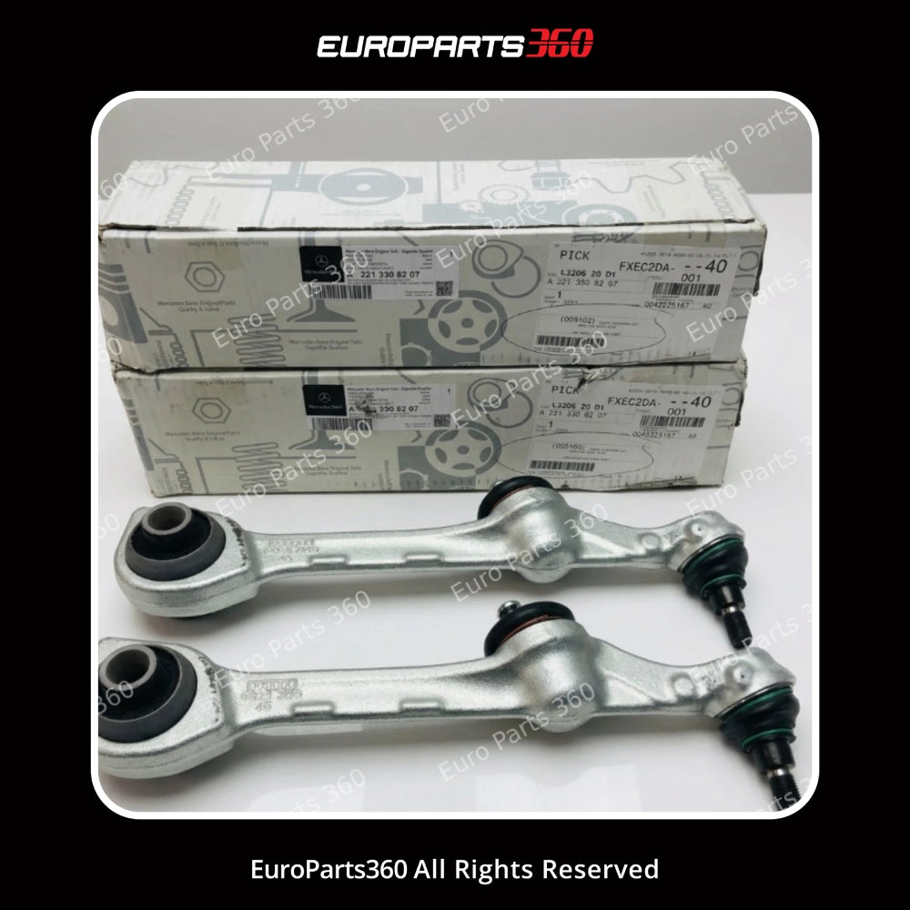 Mercedes S-Class Front Lower Control Arm Set A2213308107, A2213308207 Europarts360