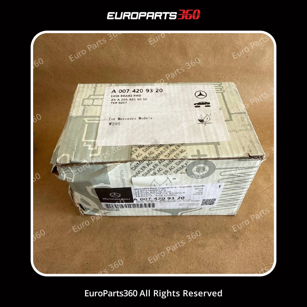 Mercedes-Benz C63, E63, CLA45 AMG Rear Brake Pad Set A0054209020