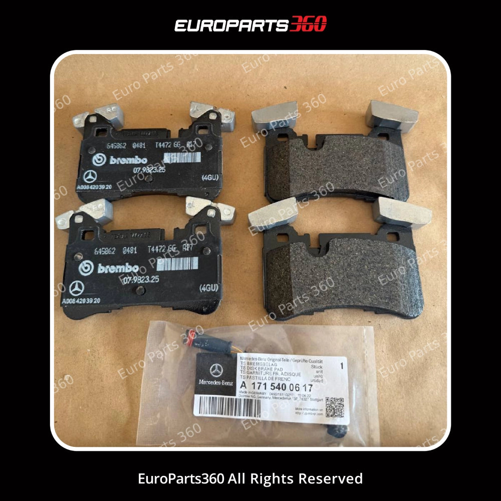 Mercedes-Benz C63, E63, CLA45 AMG Rear Brake Pad Set A0054209020