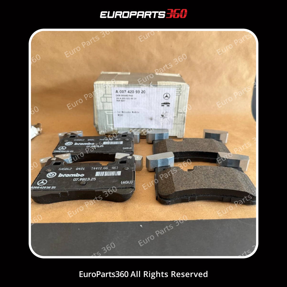 Mercedes-Benz C63, E63, CLA45 AMG Rear Brake Pad Set A0054209020 Europarts360