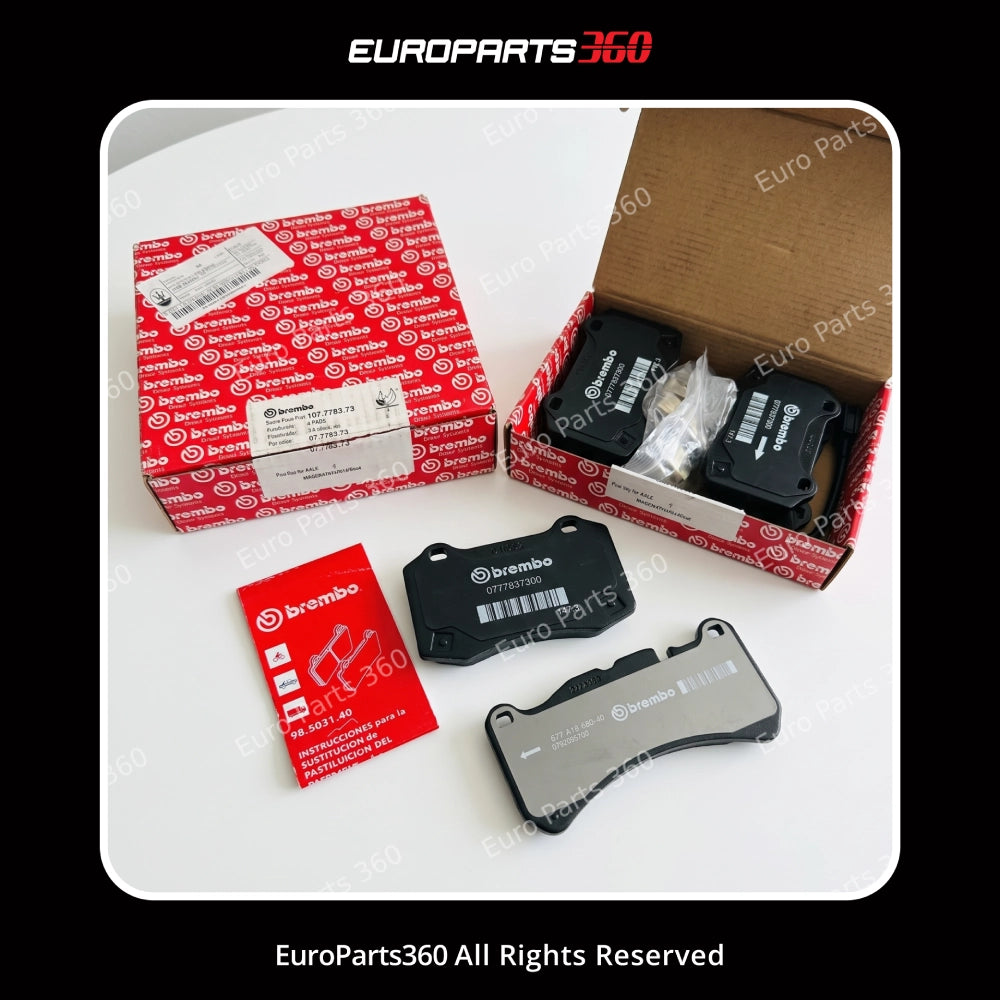 Maserati Front & Rear Brake Pad Set w/ Sensors Ghibli, Quattroporte Europarts360
