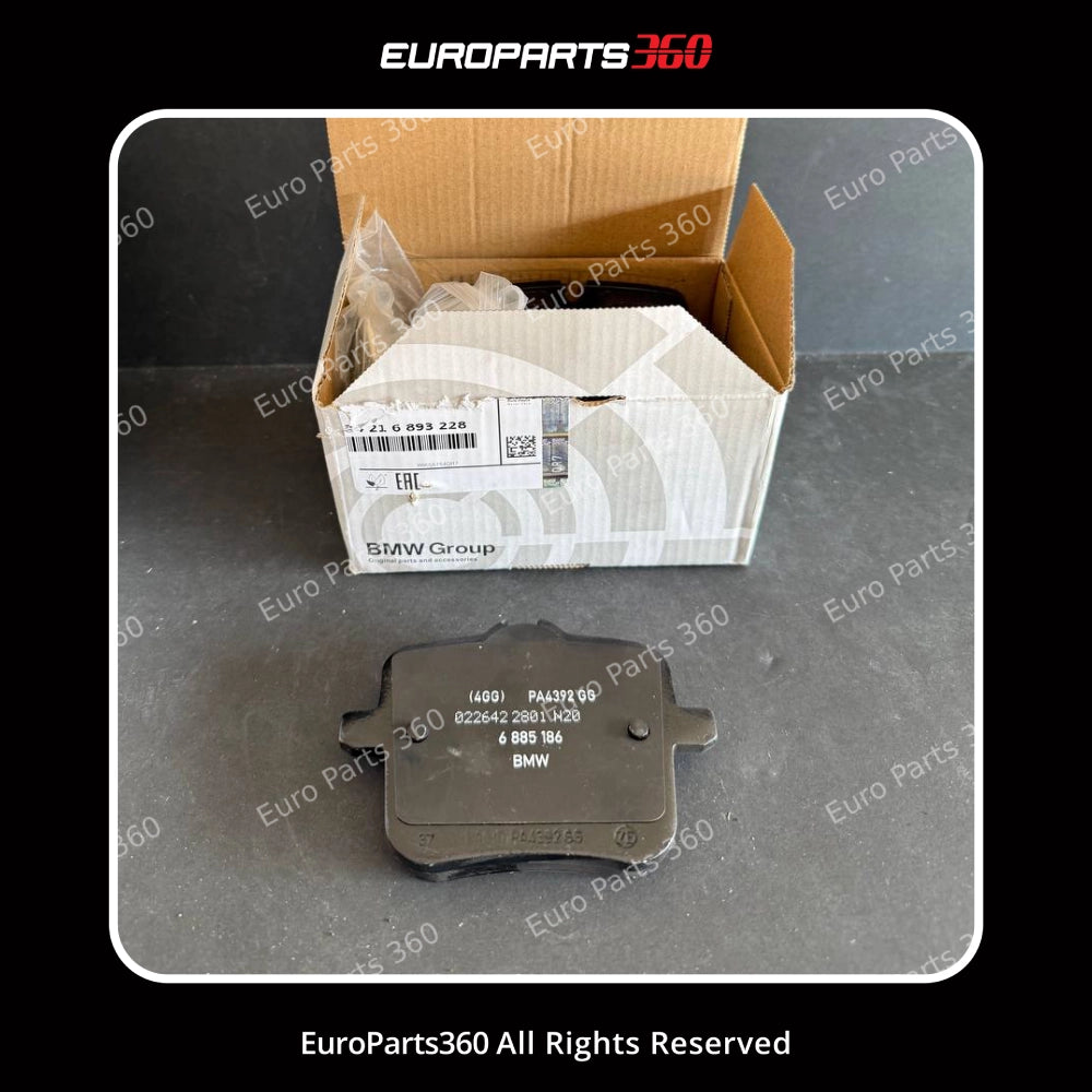 Rolls-Royce Cullinan Phantom Ghost Rear Brake Pad Set w/ Sensor 34216893228 (17-25)