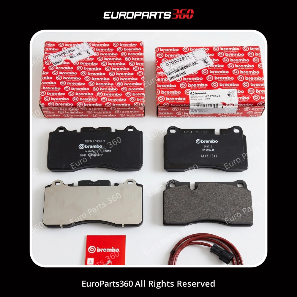 Ferrari 458 Italia Spider Front & Rear Brake Pads Kit 070002811 70001668