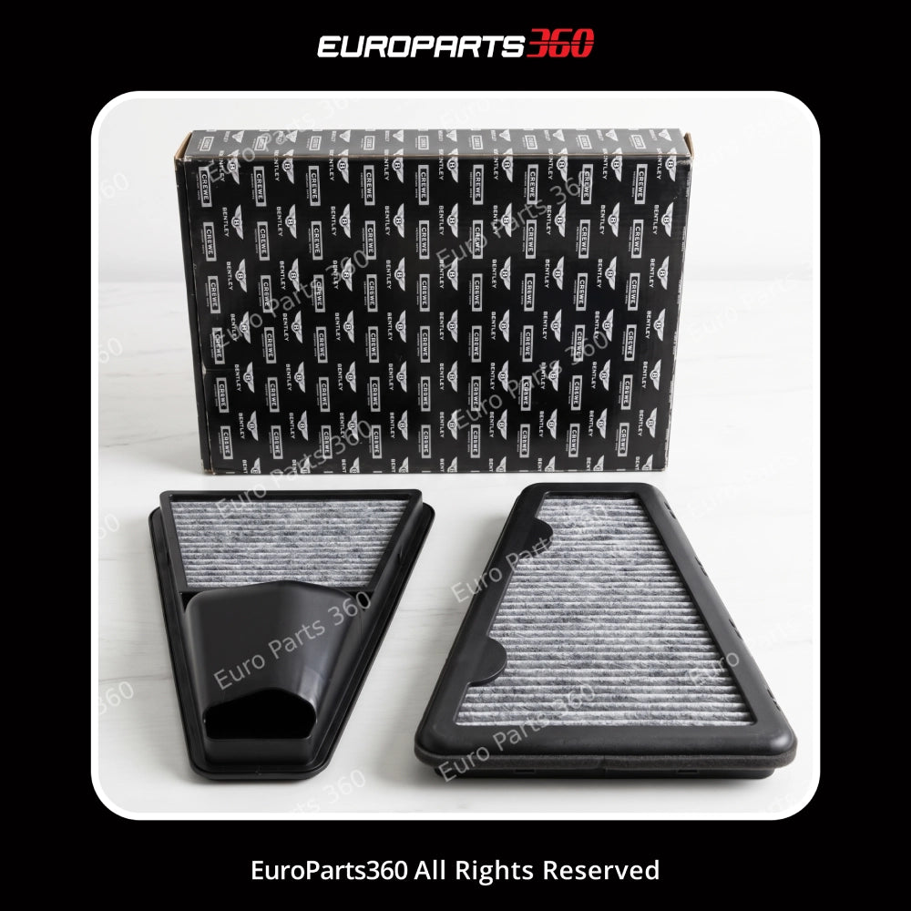 Bentley GT GTC Flying Spur Pollen Filter Set for V8 & W12 3D1819620B, 3D1819619A 2009-2025