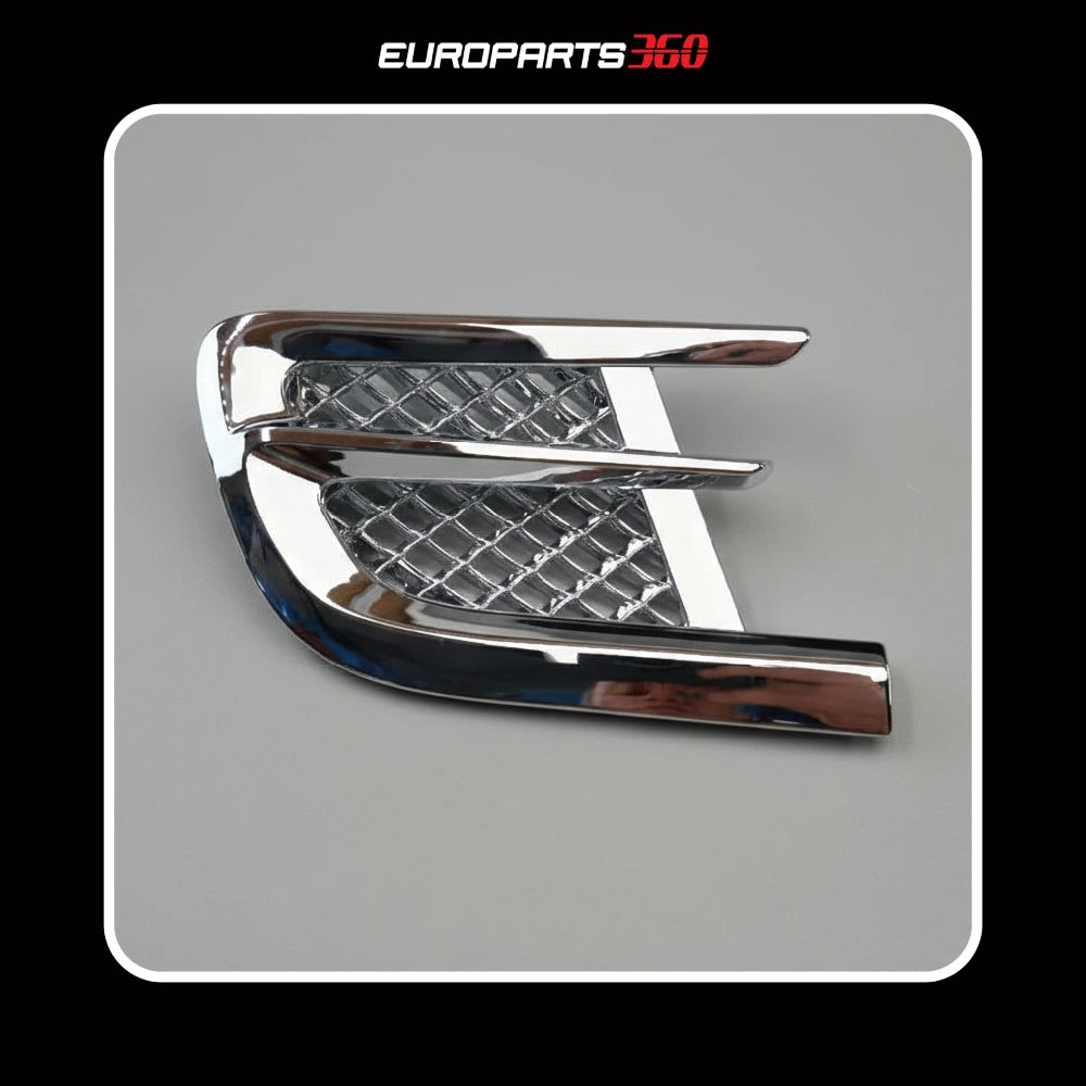 Bentley Mulsanne Chrome Fender Air Vent Grille Set Left & Right 3Y0821945J, 3Y0821946J (aftermarket)