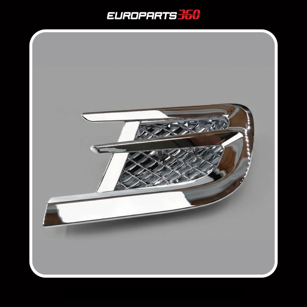 Bentley Mulsanne Chrome Right Fender Air Vent Grille 3Y0821946J (aftermarket)