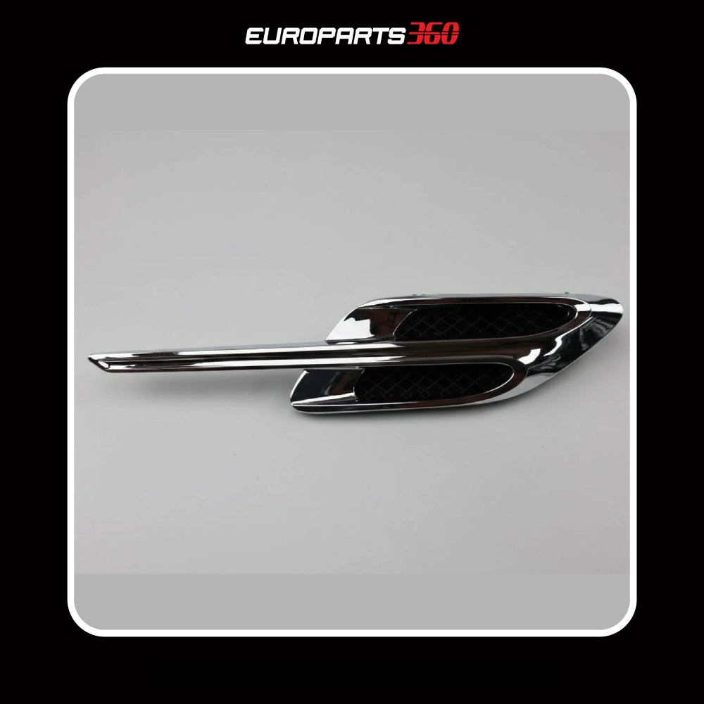 Bentley Continental GT GTC Chrome Left Fender Air Vent Grill 3W3821273B (aftermarket)